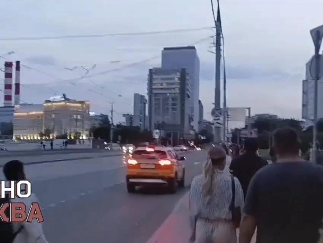 Часть Москвы осталась без электричества | Источник: Осторожно, Москва / T.me