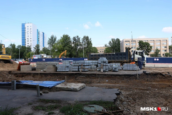 Еще один кадр стройки | Источник: Артем Устюжанин / MSK1.RU