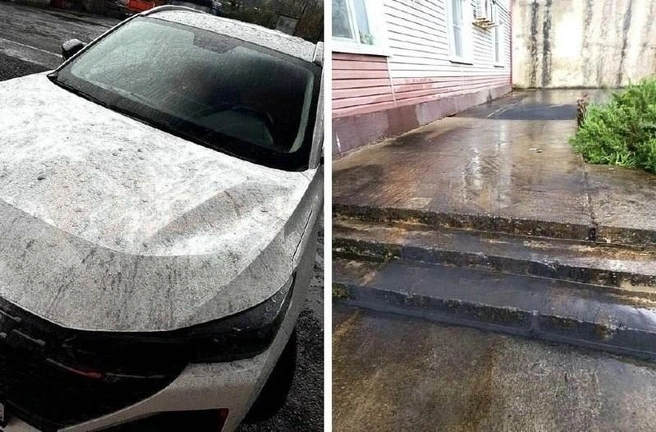 Автомобили горожан после дождичка в четверг | Источник: love_sochi/telegram