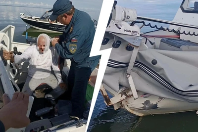 На Рыбинском водохранилище лодка врезалась в катер