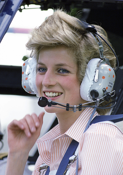 Июль 1986, в королевском вертолете, Лондон