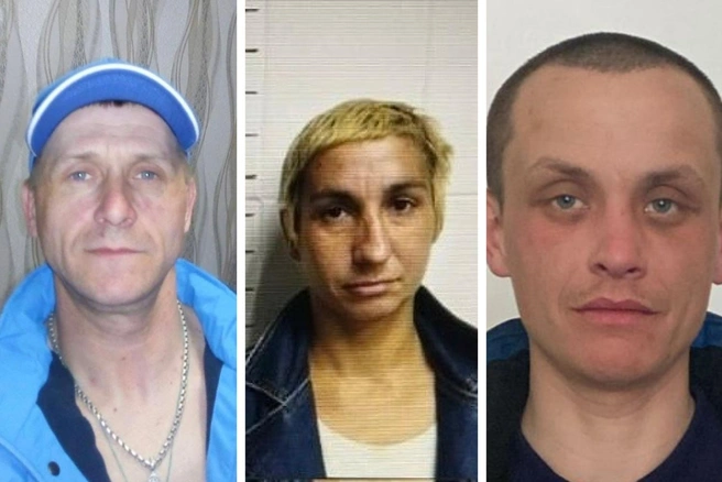 47-летний Алексей Деменьшин / 38-летняя Анна Деменьшина / 32-летний Павел Головкин  | Источник: «УМВД России по Омской области» / Vk.com