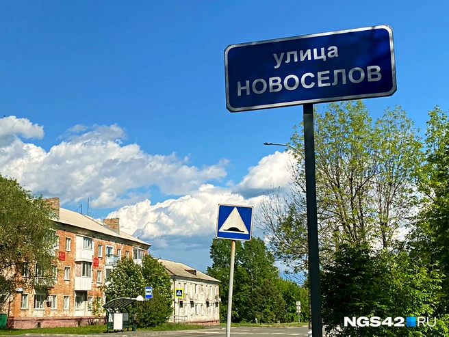 С одной стороны тебя встречают палисадники, с другой балконы, украшенные растениями в горшках | Источник: Елизавета Богатырева / NGS42.RU