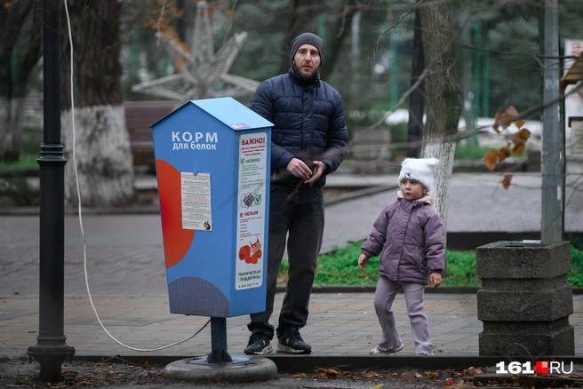 Обычно корм можно купить прямо в парке, но отсутствие интернета может помешать это сделать | Источник: Евгений Вдовин / 161.RU