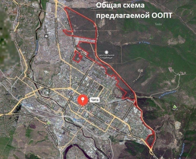 Схема ООПТ | Источник: Михаил Лебедев