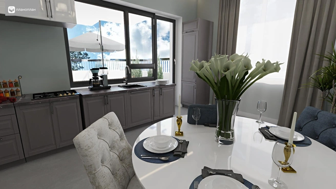 На выбор стандартные 1-, 2- и 3-комнатные квартиры | Источник: экодевелопер «Природа»