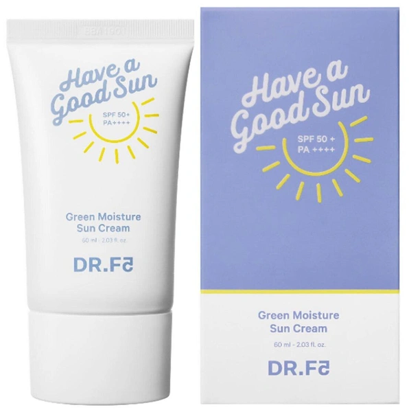 DR. F5 Крем солнцезащитный ультра увлажняющий Green moisture sun cream SPF50+ PA++++, 60мл