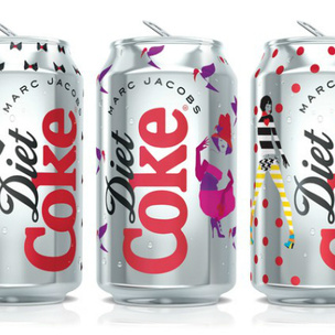Марк Джейкобс разработал дизайн диетической кока-колы