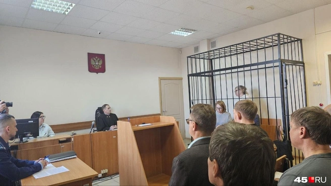 В Курганском городском суде рассматривают меру пресечения для сестер Камшиловых | Источник: Дарья Никитченко / 45.RU