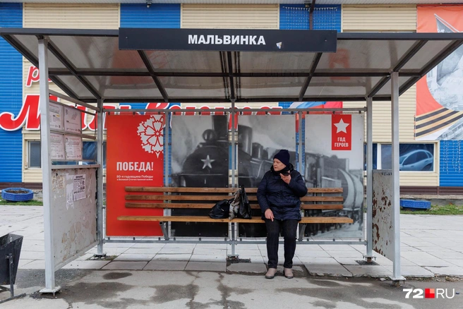 На этом снимке четко виден локомотив | Источник: Ирина Шарова / 72.RU