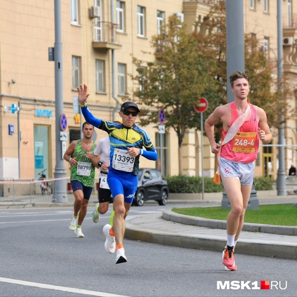 Спортсмены Московского марафона | Источник: Татьяна Спиридонова / MSK1.RU