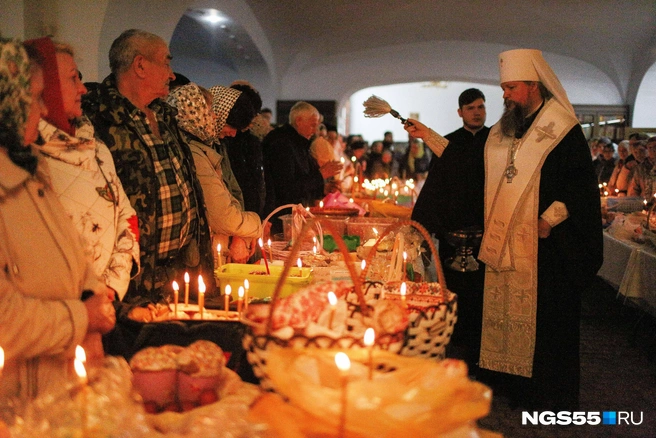 Пасха является главным православным праздником  | Источник: Евгений Софийчук / NGS55.RU