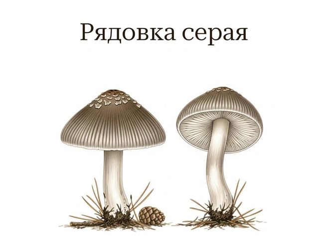 Серая рядовка обитает в хвойных и смешанных лесах | Источник: Серафима Пантыкина / Городские порталы