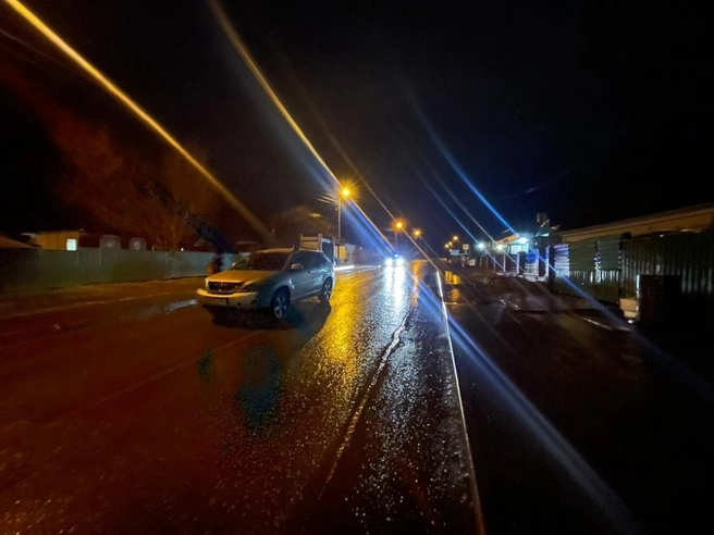 Авария случилась вечером в Тогучине | Источник: Госавтоинспекция Новосибирской области / Телеграм