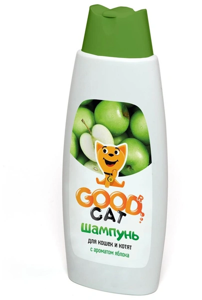 GOOD Cat Шампунь для Кошек и Котят с ароматом Яблока 250 мл