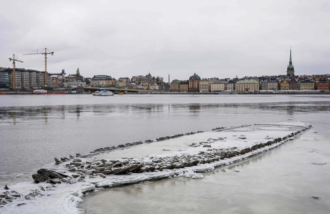 В Стокгольме из-за обмеления Балтийского моря обнаружились обломки затонувшего военного корабля XVII века | Источник: соцсети