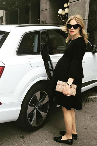 Наталья Водянова вела активный образ жизни во время беременности