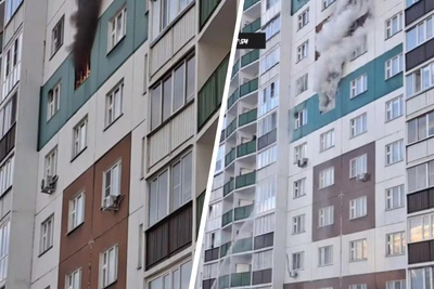 Пожар в квартире Новосибирска: эвакуированы женщина и ребенок