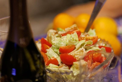 How to Make Classic Caesar Salad with Shrimp