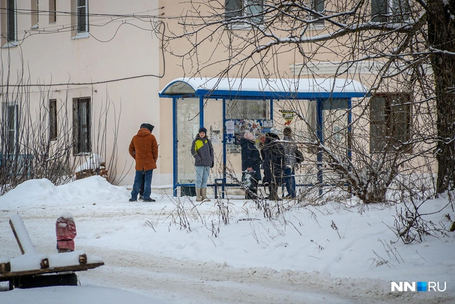 Через поселок ходят автобусы | Источник: Наталья Бурухина / NN.RU