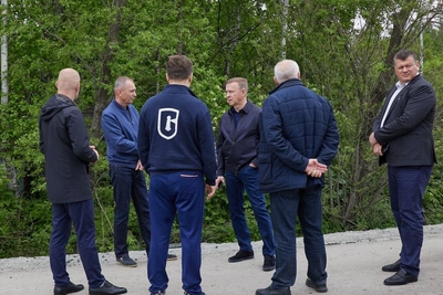 На улице 2-й Центральной в Хомутово заасфальтировали дорогу