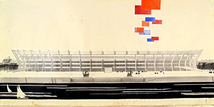 Выставка «Архитектура футбольных стадионов. От авангарда к современности» (фото 0)