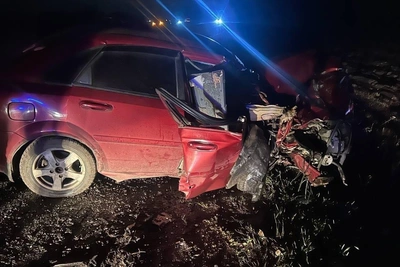 В Воронежской области легковушка врезалась в фуру, водитель погиб