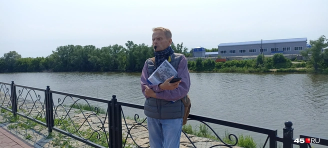 Алексей Дедов рассказал про самые потрясающие наводнения в Кургане | Источник: Анна Сарапульцева /45.RU