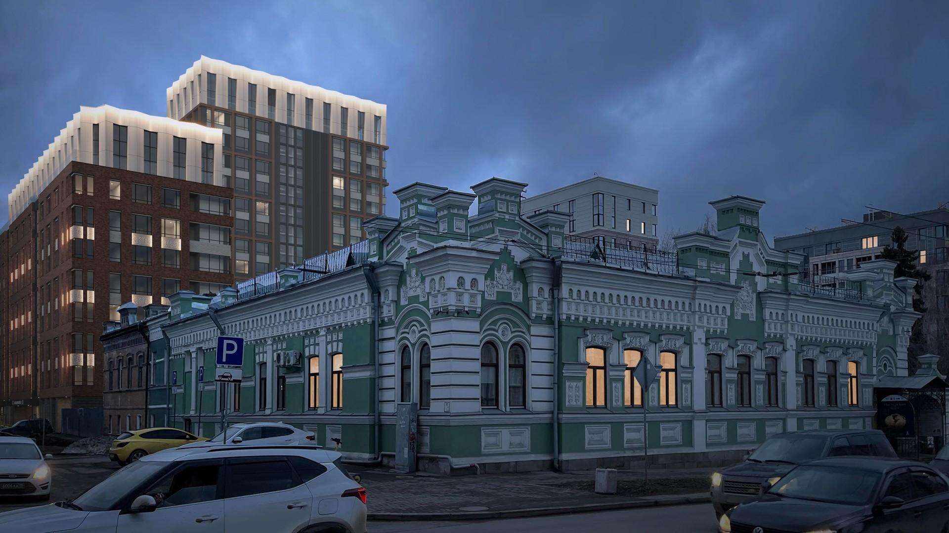 Работы планируют начать уже в этом году (перспективный вид с ул. Чапаева) | Источник: Forum