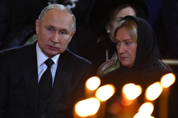 Владимир Путин на церемонии прощания