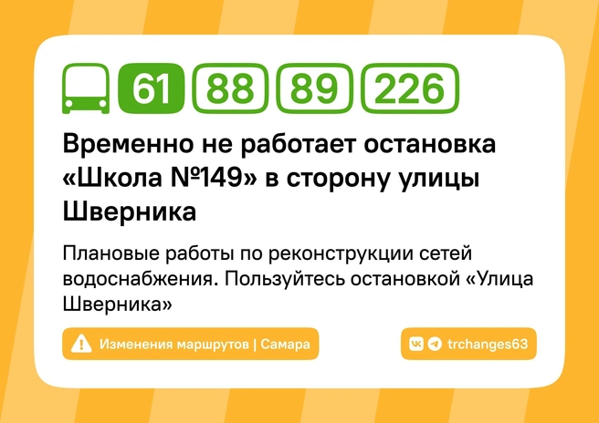 Здесь корректировать маршруты не придется | Источник: Изменения Маршрутов | Самара / T.me