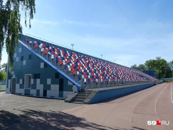 В прошлом году обновили трибуны стадиона «Прикамье» | Источник: Кирилл Хафизов / 59.RU