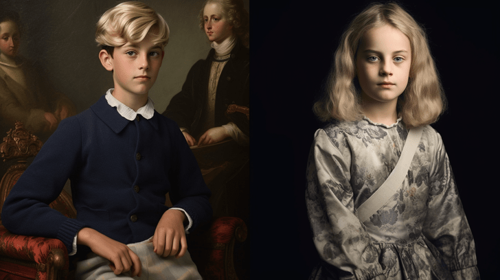 Нейросеть показала, как могли бы выглядеть дети Чарльза и Камиллы