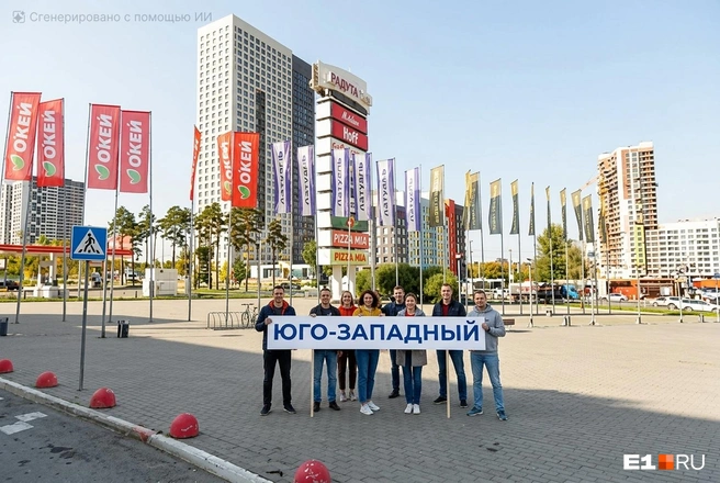 Юго-Западный может похвастаться многим: социнфраструктурой, торговыми центрами и зеленью | Источник: Филипп Сапегин / E1.RU