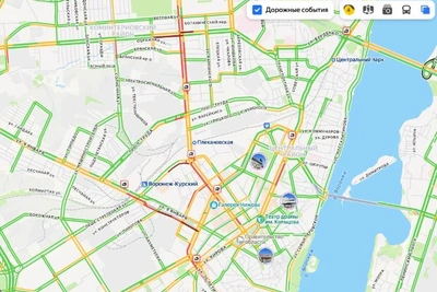 Центр Воронежа парализован из-за серии ДТП