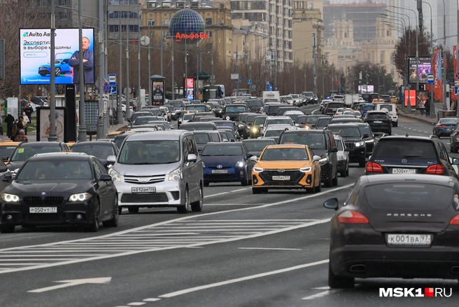 Пробки в Москве — 7 баллов | Источник: Артём Устюжанин / MSK1.RU