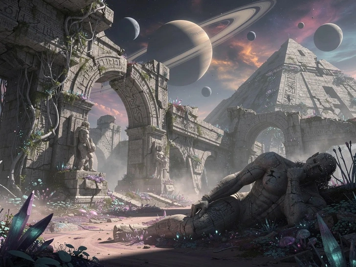 Почему одни империи расцветали, а другие исчезали? Попробуйте угадать ключевое слово | Источник: Shutterstock Gen AI/Shutterstock/Fotodom.ru