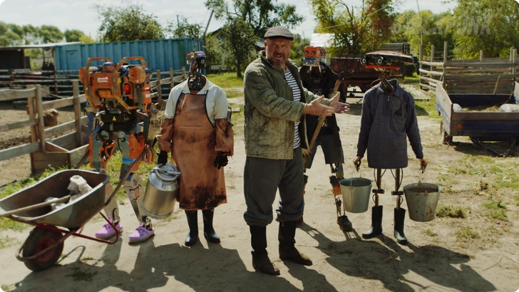 Кадр из первого ролика проекта Birchpunk | Источник: birchpunk / YouTube