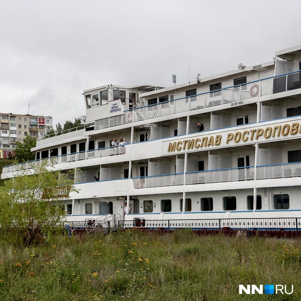 23 июля на пристани в Городце находились два судна | Источник: Наталья Бурухина / NN.RU