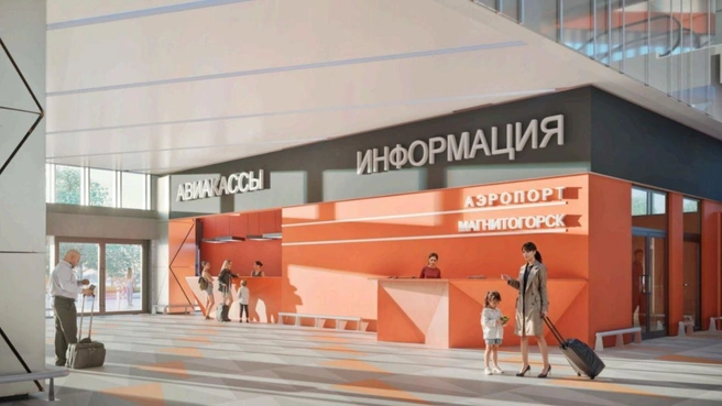 Так будет выглядеть стойка информации | Источник: novaport_holding / t.me