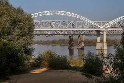 Пятикилометровая пробка на Борском мосту