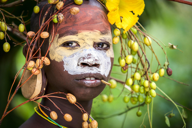 Боевая раскраска: секреты макияжа эфиопских красавиц