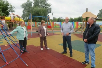 В Спас-Деменске обновили общественное пространство