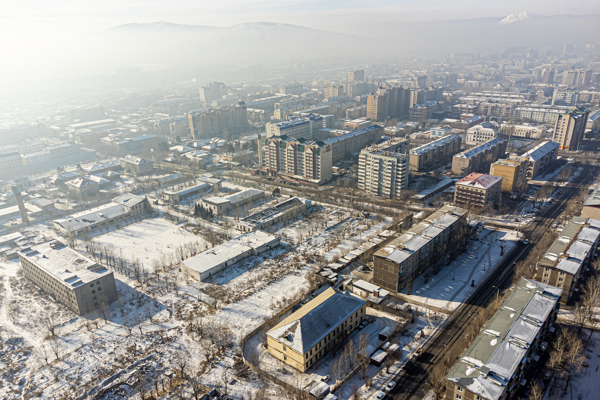 Туман и дым в Чите: угадываем улицу по фотографии - 6 апреля 2024 - ЧИТА.ру