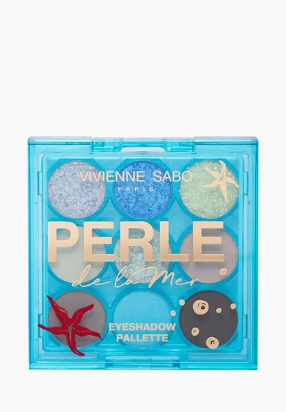 Палетка теней для век Vivienne Sabo Perle de la mer, тон 01