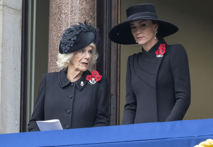 Две королевы рядом: в Сети обсуждают образы Кейт и Камиллы на Дне памяти