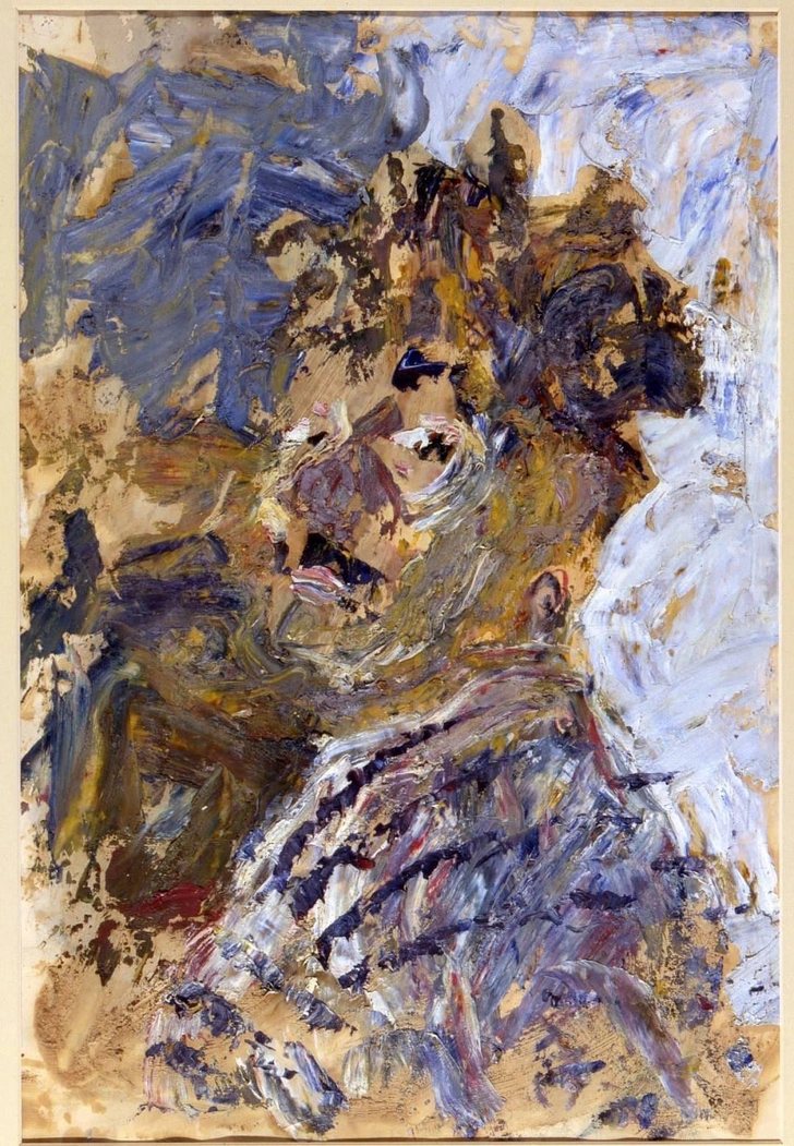 Анатолий Зверев. «Автопортрет с взъерошенными волосами». Конец 1950-х | Источник: пресс-служба выставки