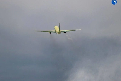 Первый полет российского Ту-214 в Казани