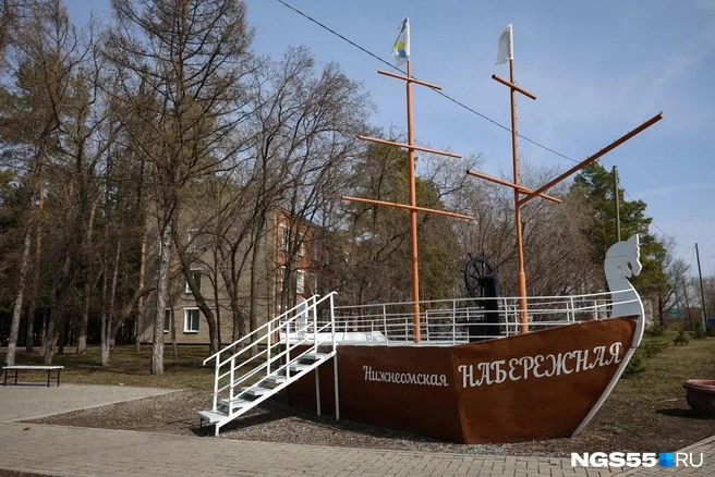 Здесь проводят праздник «Алые паруса» | Источник: Евгений Софийчук / NGS55.RU 
