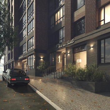 Архитектура фасадов и экстерьер ЖК приковывает взгляды | Источник: «Природа»